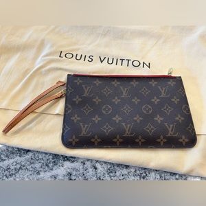 Louis Vuitton Never full Monogram Wristlet